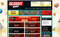 The lobby with bingo games at Glossy