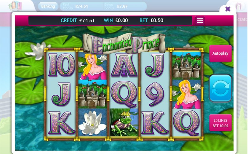 The Mobile Version of the ‘Enhanted Prince’ Slot Game, large view