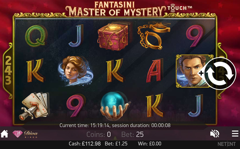 The ‘Fantasini: The Master of Mystery’ – A Slot Game from NetEnt, large view