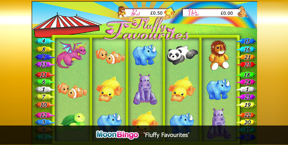 Fluffy Favourites Slot with 25 Paylines