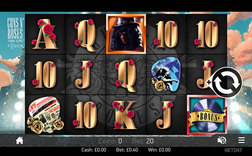 Spin the ‘Guns N’ Roses’ Video Slot, large view