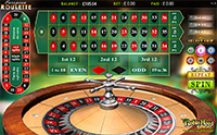 A roulette game at Robin Hood bingo