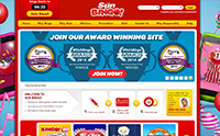 Home page of Sun Bingo
