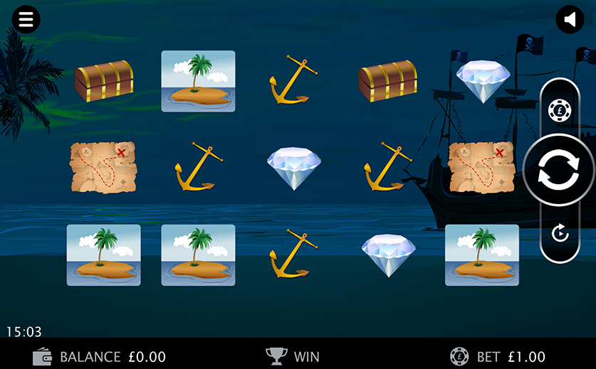 A Screenshot of the ‘Chasin’ Treasure’ Slot, large view