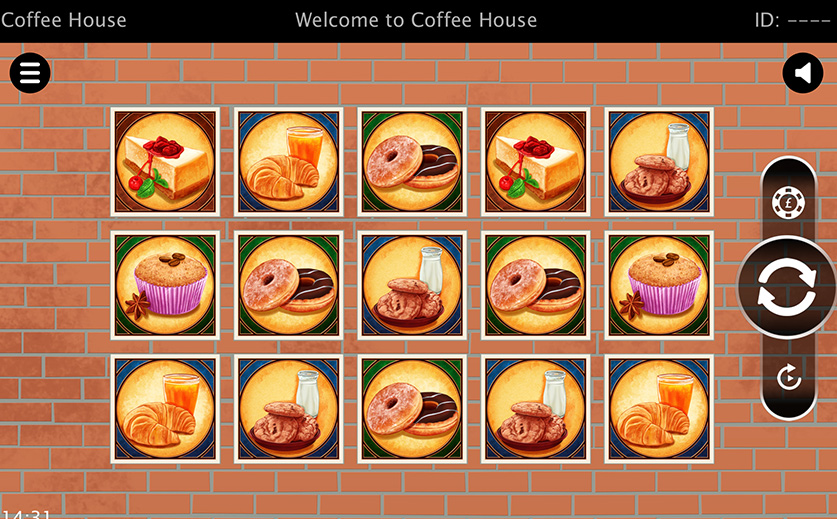 A Screenshot of the ‘Coffee House’ Slot, large view