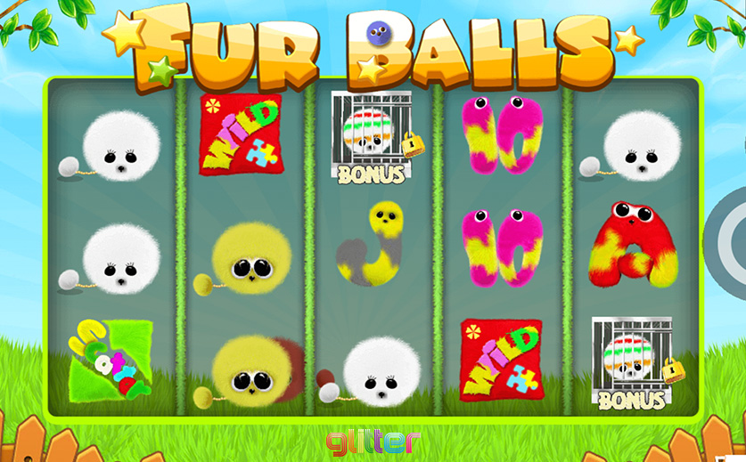 Play ‘Fur Balls’ Slot Game at Glitter, large view